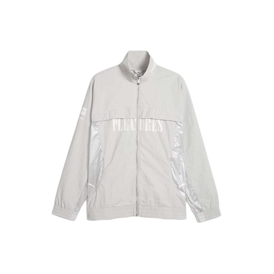 Puma x Pleasures Cellerator Track Jacket Grey Men Outerwear 624095-72