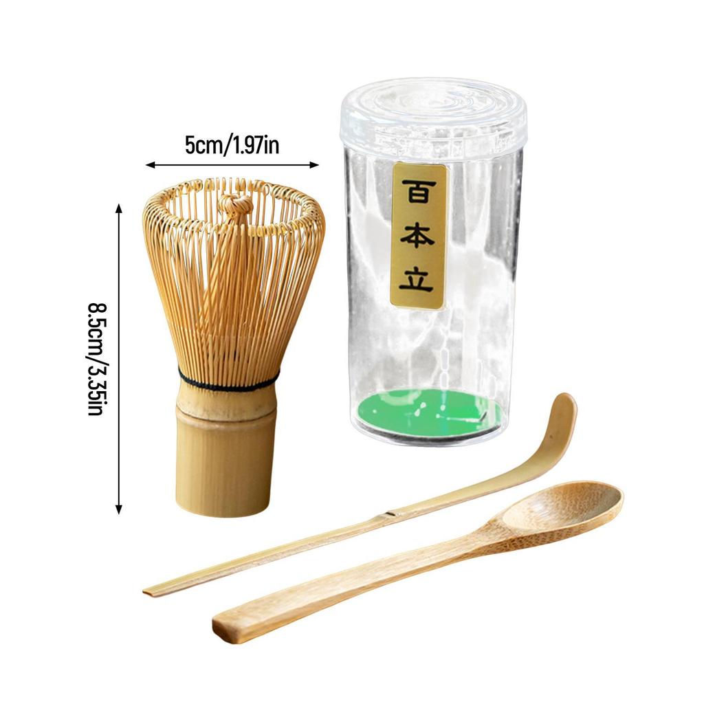 Matcha Ceremony Set, Traditional Matcha Set Bamboo Handmade Professional Japanese Bamboo Whisk, Matcha Set for Tea Room