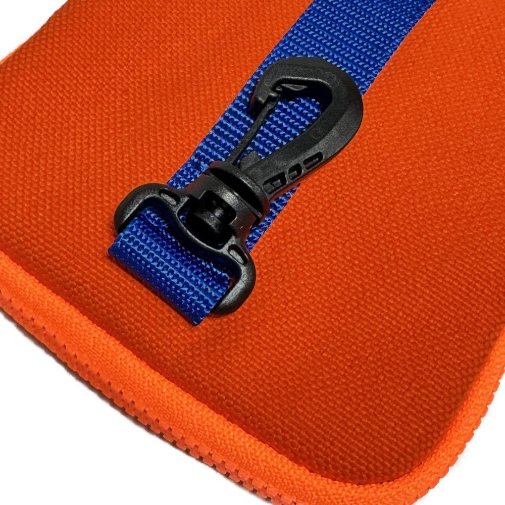 Used Eye Nature Phone Holder 12695 101.50.V41 7921 Cotton Neck Strap Pouch, Unused Logo, Orange, Men's from Japan
