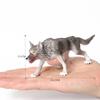 Realistische Wilde Dieren Arctische Wolf Buidelwolf Gorgonops Manenwolf Model Actiefiguren Jungle Bos Dier Speelgoed voor Kinderen