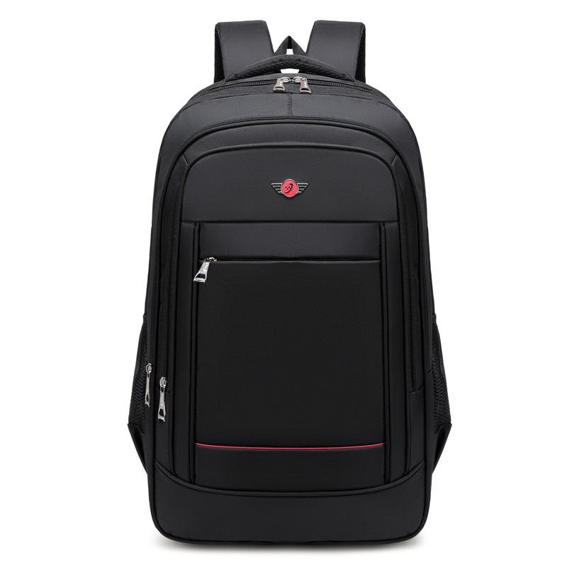 Computer bag fashion business travel backpack solid color large capacity casual versatile backpack