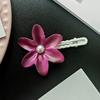 10Pcs Orchid Orchid Hair Clip with Pearl Embellishments Floral Hair Clip  Beach Vacation Photography