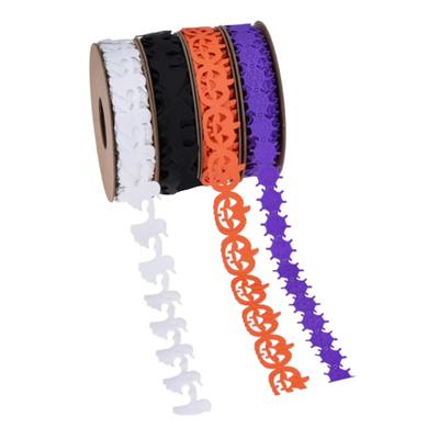 Halloween Ribbon Cute Shape Craft Decoration For Gift Wrapping Party Decoration