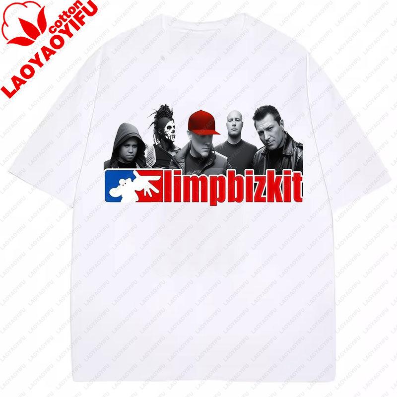 Playera Limp Bizkit Metal Classic Tour Band Music Albums Retro Vintage Rock Rap Graphic T Shirts New In Tops Tees Unisexs Tees