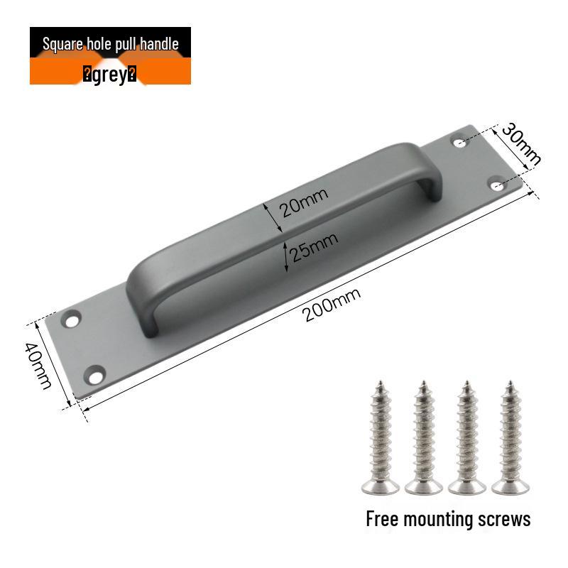 Self-Adhesive Aluminum Alloy Door and Window Handle for Wood or Glass Sliding Doors
