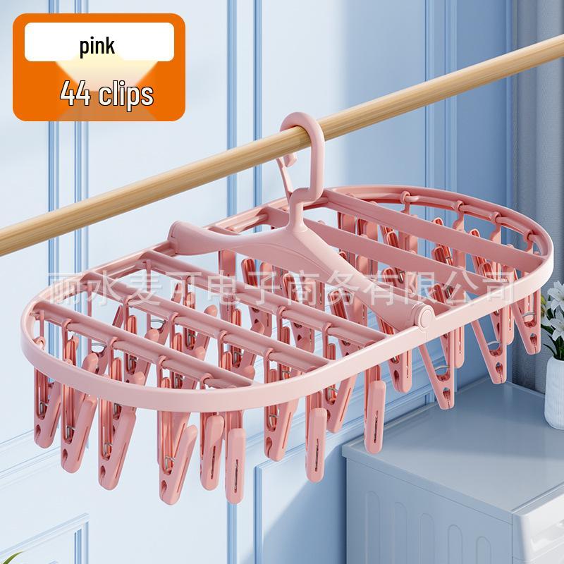 Foldable Multi-Clip Drying Rack for Clothes, Socks, and Underwear