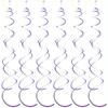 Colorful swirling decorations for birthday New Year, Halloween, wedding, anniversary, graduation and party with PVC film and plastic streamers