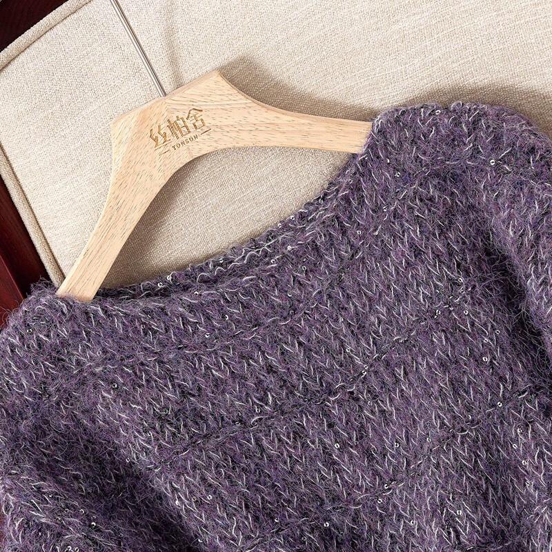 Silkbay Women's Wool Blend Knitted Sweater