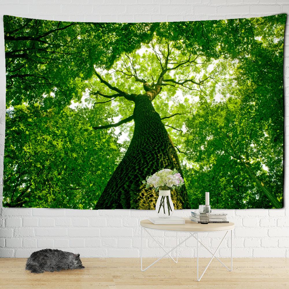 Forest Looking Up Tapestry Natural Landscape Background Tapestry Wall Hanging Bohemian Style Home Decor Tapestry
