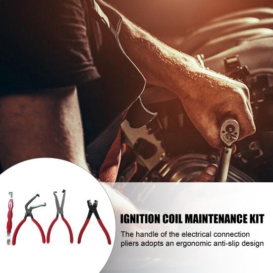 Clește de deconectare electrică auto cu mâner ergonomic, unealtă multifuncțională de separare a conectorilor electrici, set de clești pentru reparații auto