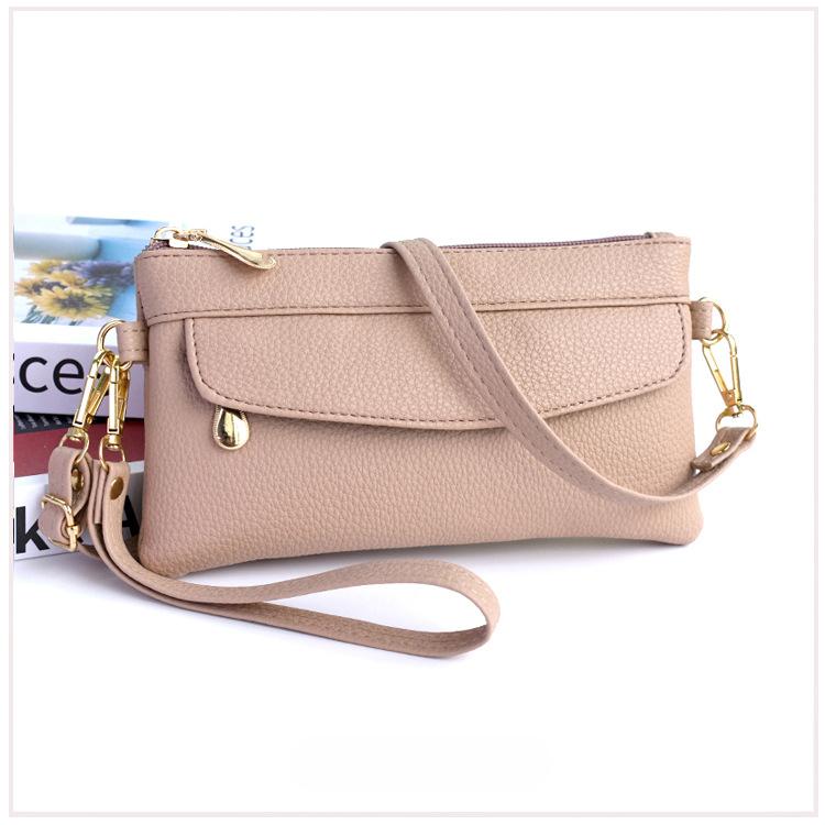 

Женская сумка через плечо, Легкий кошелек, Сумка-клатч, Держатель для карт, Кошелек для монет 20 * 10.5 * 1.5CM розовый