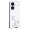 KADEM For Xiaomi Poco X7 Pro 5G Case Flower Rhinestone Decor Electroplating TPU Phone Cover