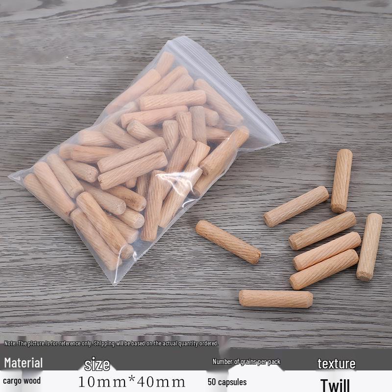 Straight & Oblique Grain Wood Dowels, Plugs, Tenons, Wedges, and Board Connectors for Furniture & Cabinets