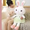 Peluche Lapin Mignon Animal en Peluche Lapin Doux Poupée Lapin Kawaii Oreiller de Sommeil Cadeau d'Anniversaire pour Enfants Filles Lapin Doux et Câlin pour Vous