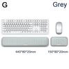Ergonomic Soft Massage Memory Foam Keyboard Mouse Wrist Rest Shiatsu Wrist Support Anti‑Slip for Office Gaming Computer Laptop