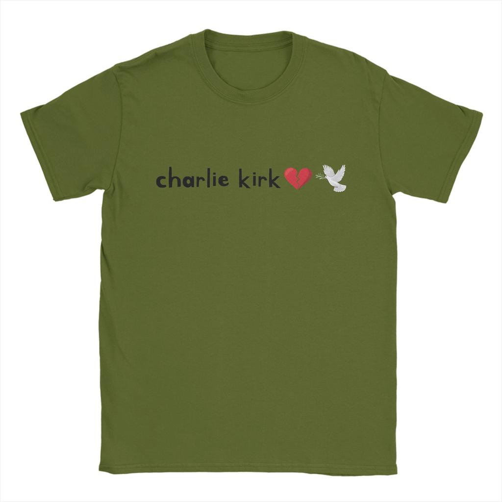 Charlie Kirk T Shirt Summer  Harajuku T Shirts Men Cotton O Neck Plus Size 5XL Clothing Short Sleeve Y2K Funny Tshirt
