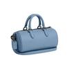 Coach Rowan 25 Logo Print Zipper Closure Leather Boston Bag Crossbody Handheld Shoulder Bag Small Women bags Blue CR206-QBCFL