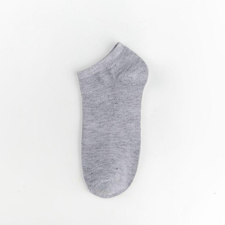 Unisex Low-Cut Breathable Summer Socks: Black, White, Gray