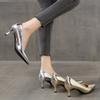 Large Size Women'S Shoes Autumn New Pointed European And American High Heels Women'S Fashion Stiletto Shoes