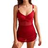 2026 Summer New Women One Piece Swimsuit Fashion Solid Casual Ladies Beach Pool Swimming Bathing Suit
