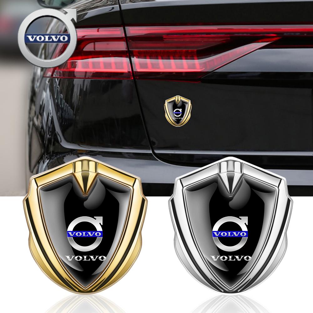 For Volvo 3D Metal Shield Badge Sticker Body Side Fender Trunk Decoration Sticker For Volvo Xc60 XC90 V40 S60 V50 V60 C30 Xc40 S