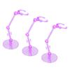 10PCS Action Figure Stand Plastic Translucent Doll Model Support Display Holder Base for 6 Inch