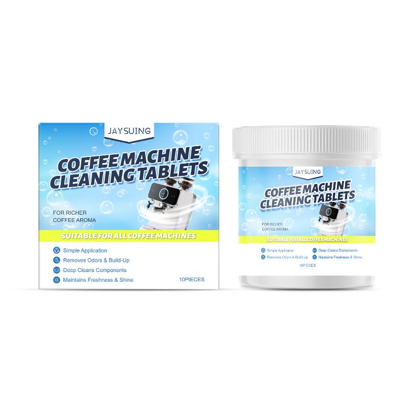 Jaysuing Coffee Machine Cleaning Tablets - Cleans Limescale And Stains, Stainless Steel Coffee Machine Filter Cleaning Tablets 1pcs