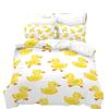 Comforter Yellow Duck Bedding Set Single Twin Full Queen King Size Little Duck Bed Set Aldult Kid Bedroom Duvet Sets 3D Print