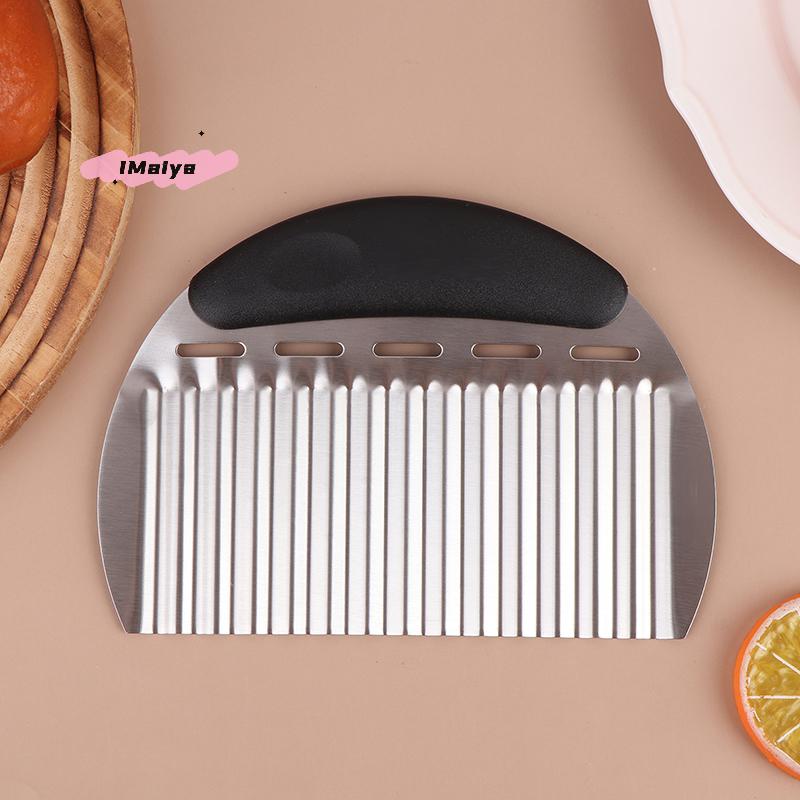1Pc Stainless Steel French Fries Cutter Big Wave Shape Potato Chip Slicer Vegetable Chopper Kitchen Gadget
