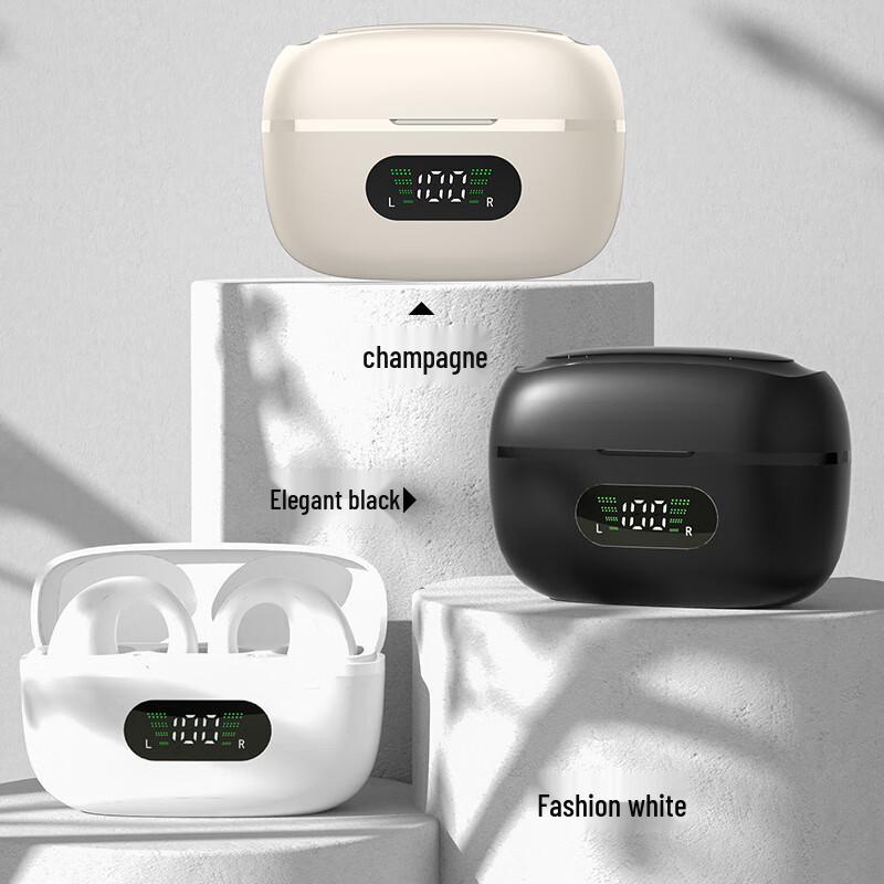 

Tuolanzhe TWS Ear Clip Bluetooth Earphones with Digital Display