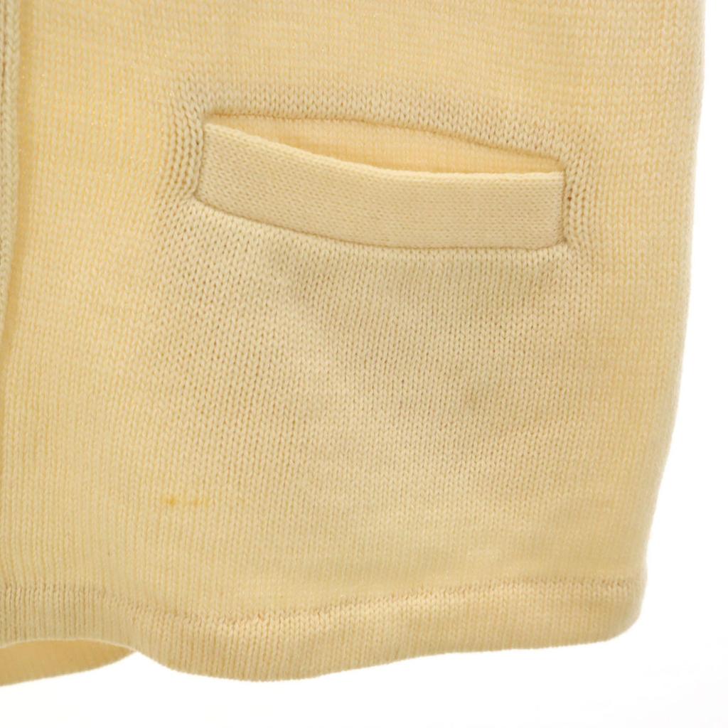 50s Vintage Long Sleeve Lettered Cardigan Beige Men's Used