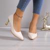 2025 New Pointed-toe Soft Outdoor Elegant and Fashionable Women's High Heels with The Same Style As The Internet Celebrity