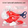 Detachable Aircraft Stationery Toy Starting School Stationery Helicopter Toy  Desk Decor