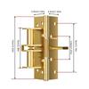 2Pcs 90 Degree Positioning Hinge Buffer Rebound Device Automatic Door Closing Device Spring Position Hinge Door Closer