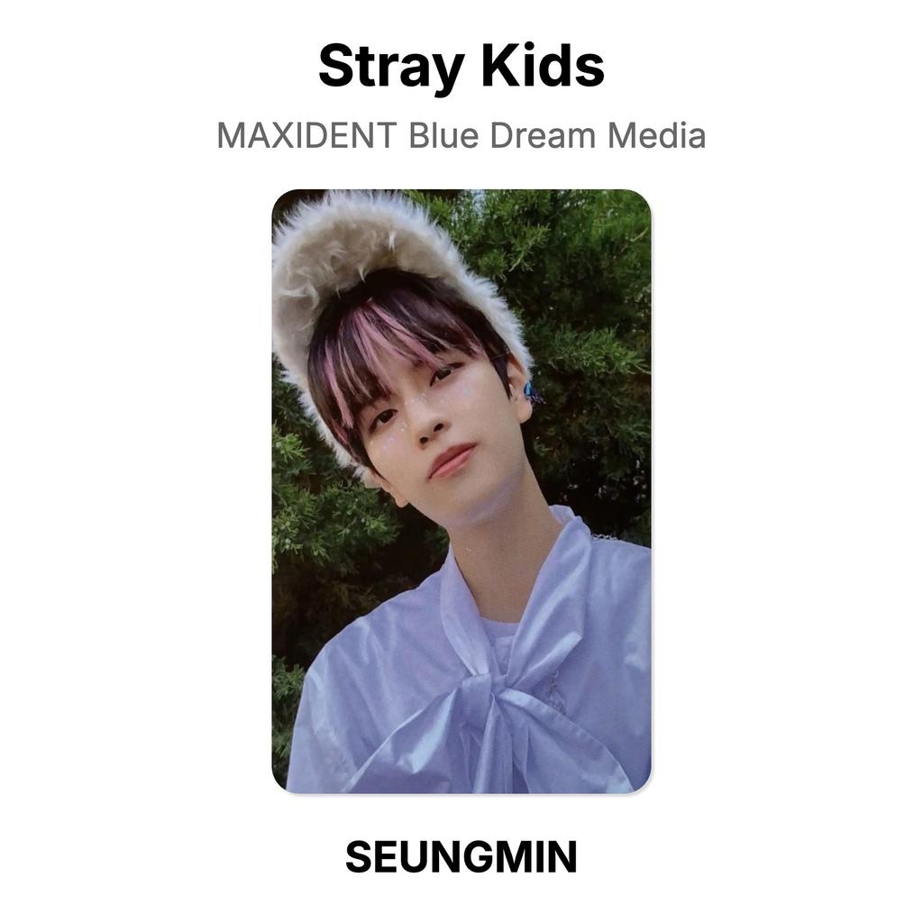 Stray Kids MAXIDENT Blue Dream Media Official Photocard