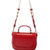 Women's New Saddle Bag China Red Ladies Mini Flip Shoulder Handheld Messenger Bag Women's Trend