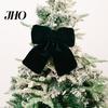 Multi-size Bow Set Christmas Ornament Multi-Size Design Velvet Fabric Holiday Atmosphere Decoration Handmade 3D Shape Bowknot Decor