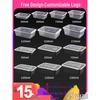 PFC Thickened Rectangular Disposable Food Containers