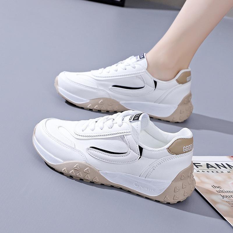 Kleine weiße Schuhe Damen Herbst Neu Vielseitige Board Schuhe Rutschfeste Weichsohle Freizeitschuhe Leichte Forrest Gump Lauf Sportschuhe