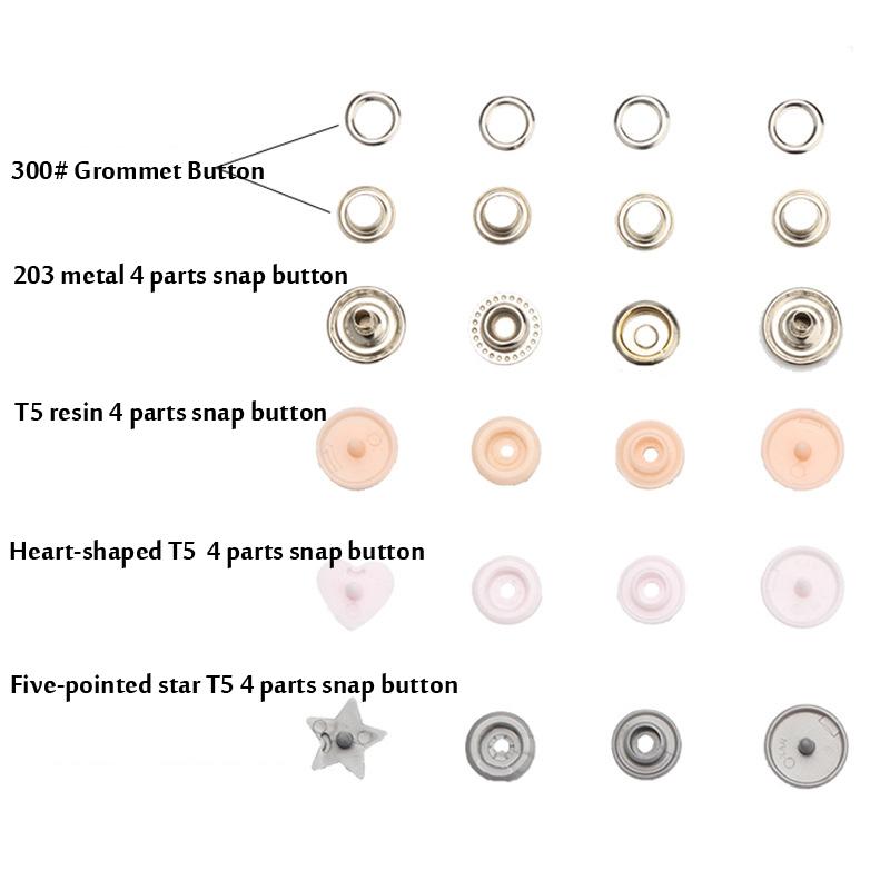 Multifunction Snaps With 3 Kinds Replace Snap Pliers Set T5 Resin/Metal Buttons For Sewing Crafting Clothing MYY