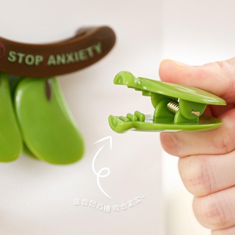 Moisture-proof Food Bag Clip Hand Press Fresh-keeping Clip Creative Snack Sealing Clip  Office Use