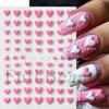 5D New Embossed Nail Art Sticker Valentine's Day Romantic Love Heart Nail Art Sticker