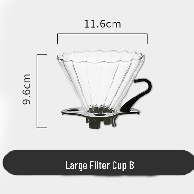Glass Pour Over Coffee Drip Set with Scale for Cold Brew & Americano