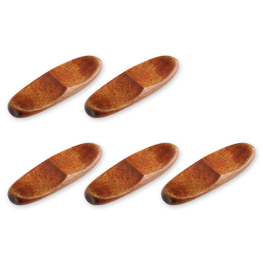 Wooden Chopstick and Spoon Set of Current Model J-kitchens Rests, 5, 8.5x2.8cm,