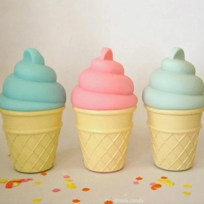 The Same Paragraph Ice Cream Night Light Baby Feeding Lamp From Night Light Room Decoration Simulation Ice Cream