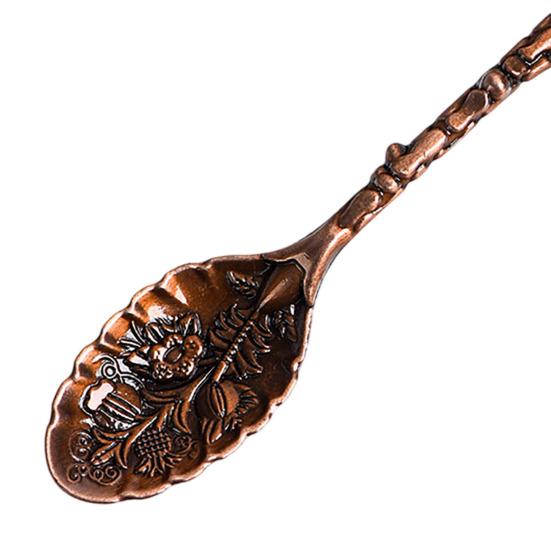 Crystal Coffee Scoop Vintage Carved Stirring Spoon Irregular Polished Stone Dessert Spoon