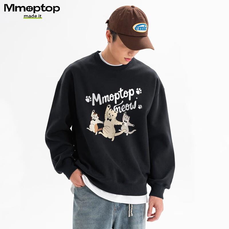 

MMOPTOP Мужской свободный повседневный свитшот с принтом кота S