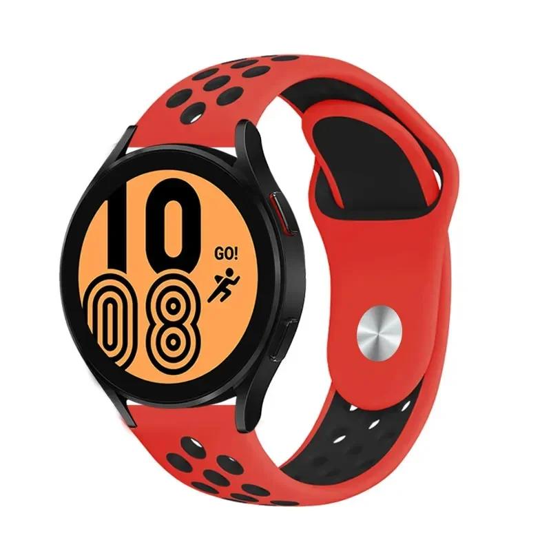 Classic 20mm 22mm Strap for Samsung Galaxy Watch 6 4 Classic 5 Pro 45mm 44mm 40mm 47mm 43mm Sport Silicone For Huawei 4 gt-2-3-Pro