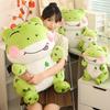 Cute Smiling Frog Plush Doll Doll Baby Backpack Birthday Gift Children's Doll Machine Doll