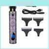 Multifunction Hair Clipper With Lcd Display Rechargeable Electric Grooming Tool